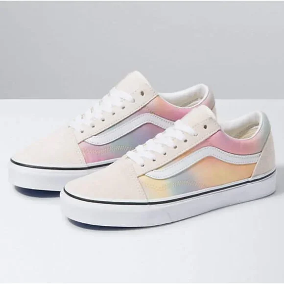 Vans Old Skool Aura Shift & White Skate Sneakers - Picture 2 of 15